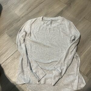Alo Gray Long Sleeve Top size small